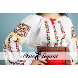 Ия традициональная Молдавская блузка Вишня