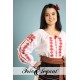 Ия Ромбы традициональная Молдавская блузка 