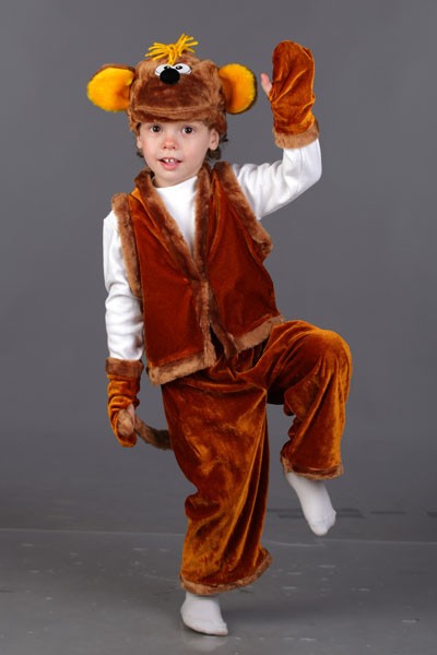 Карнавальный костюм маленькой обезьянки для мальчиков