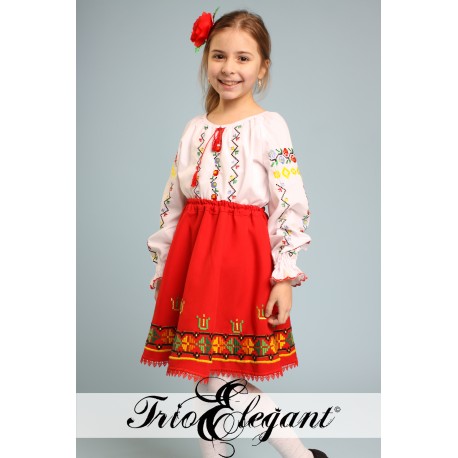 молдавский национальный костюм для девочки Nr.9