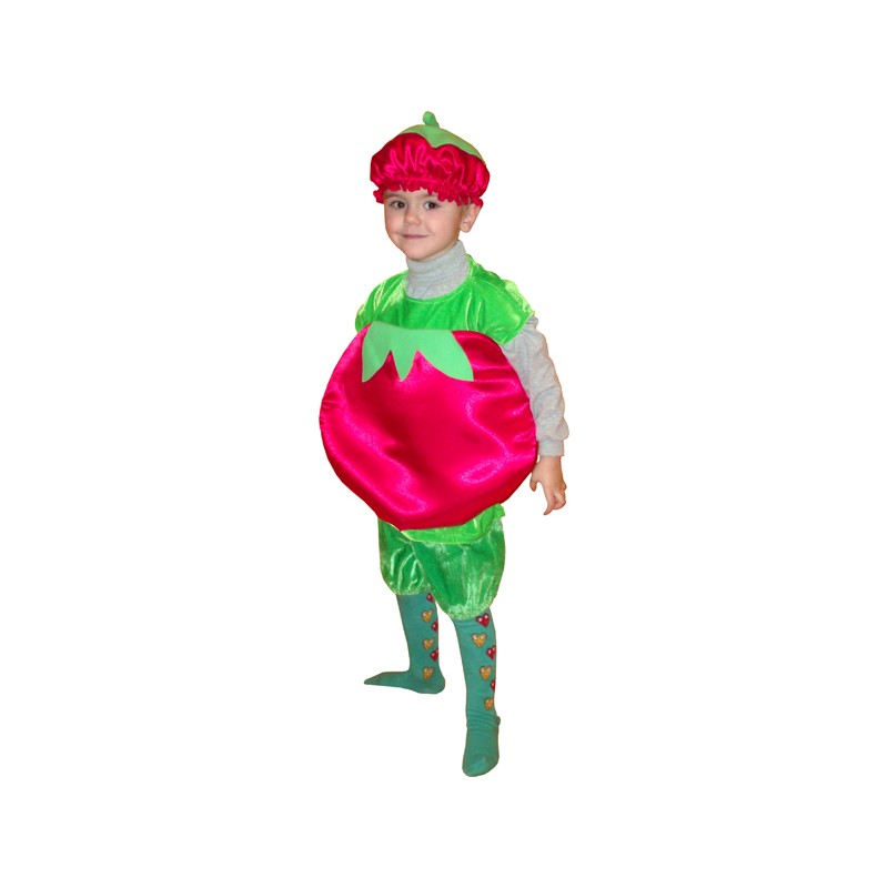 rattle Sickness Embody Costum de Carnaval Roșie/ Pătlăgica pentru copii în chirie