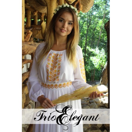 Rochie de mireasă Tradițională- Spicușor Auriu