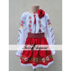 молдавский национальный костюм для девочки Nr.13