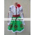Costum National Moldovenesc pentru fete Nr. 14