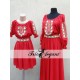 7 Роз Красное- Молдавское национальное платье для девочек